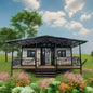 Double-story duplex container house by BACKUPMYFILESNOW.COM® featuring 2-5 bedrooms, kitchen, and bathroom in a luxury prefabricated villa.