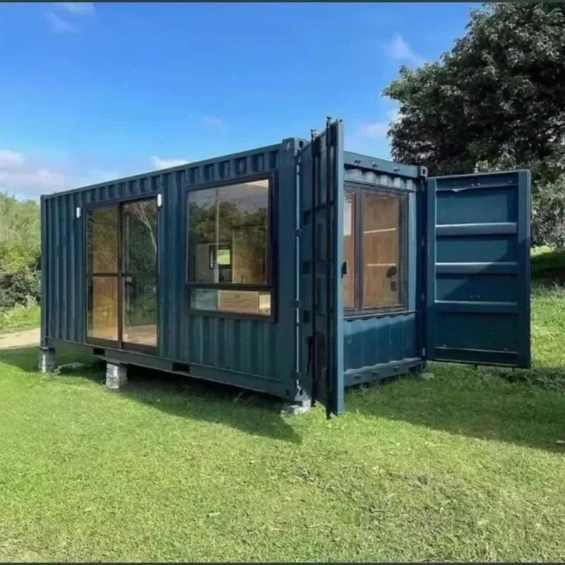 Portable modular tiny house with foldable design, 20ft expandable container home, high-quality prefabricated house by BACKUPMYFILESNOW.COM®.