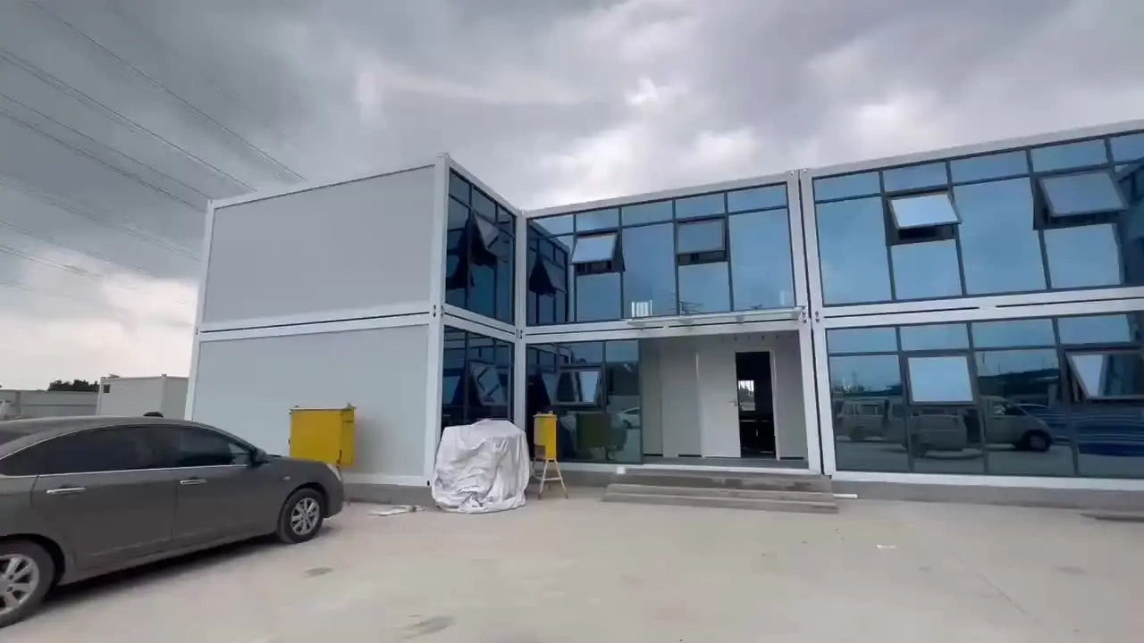 Modular tiny house by BACKUPMYFILESNOW.COM® with 3 rooms, high comfort, foldable design, and customizable prefab container home.