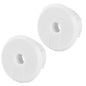 Two black 1-inch wall bushings for Starlink Dishy Ethernet cables, used for cable routing through wall holes.