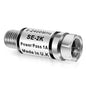 Coaxial cable protector for TV and satellite surge lightning protection, 75 Ohm in-line connector from BACKUPMYFILESNOW.COM®