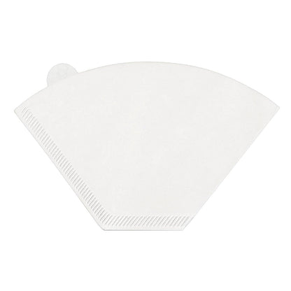 White #4 coffee filters in cone shape for 12-cup coffee makers, 200 disposable large paper filters.