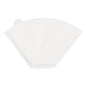 White #4 coffee filters in cone shape for 12-cup coffee makers, 200 disposable large paper filters.