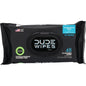 Disposable wet wipes from DUDE WIPES by BACKUPMYFILESNOW.COM, 48-count pack, showing soft, moist wipes for personal use.