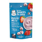 Gerber Baby Snacks Yogurt Melts in strawberry flavor, 1 oz package, soft baby snack with yogurt and strawberry ingredients.