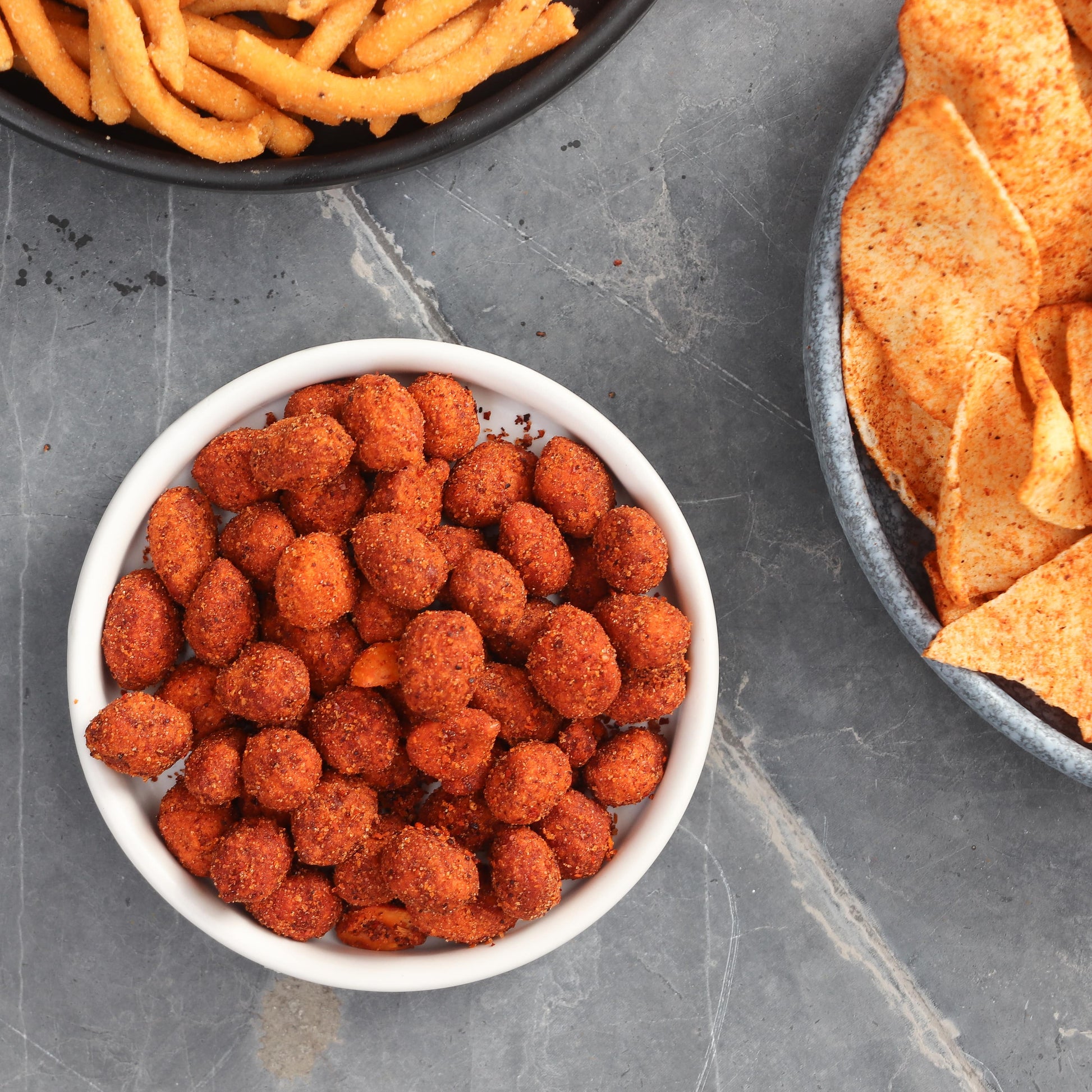Habanero and Himalayan salt peanuts in an 8-pack, 3.5 oz each, from BACKUPMYFILESNOW.COM®. Crunchy snack with spicy and salty flavor.