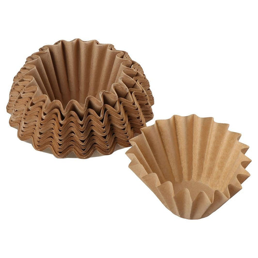 HobbyMe 1-2 cup coffee filters for Mr. Coffee single-serve coffee maker, natural unbleached, 200 disposable pleated filters.