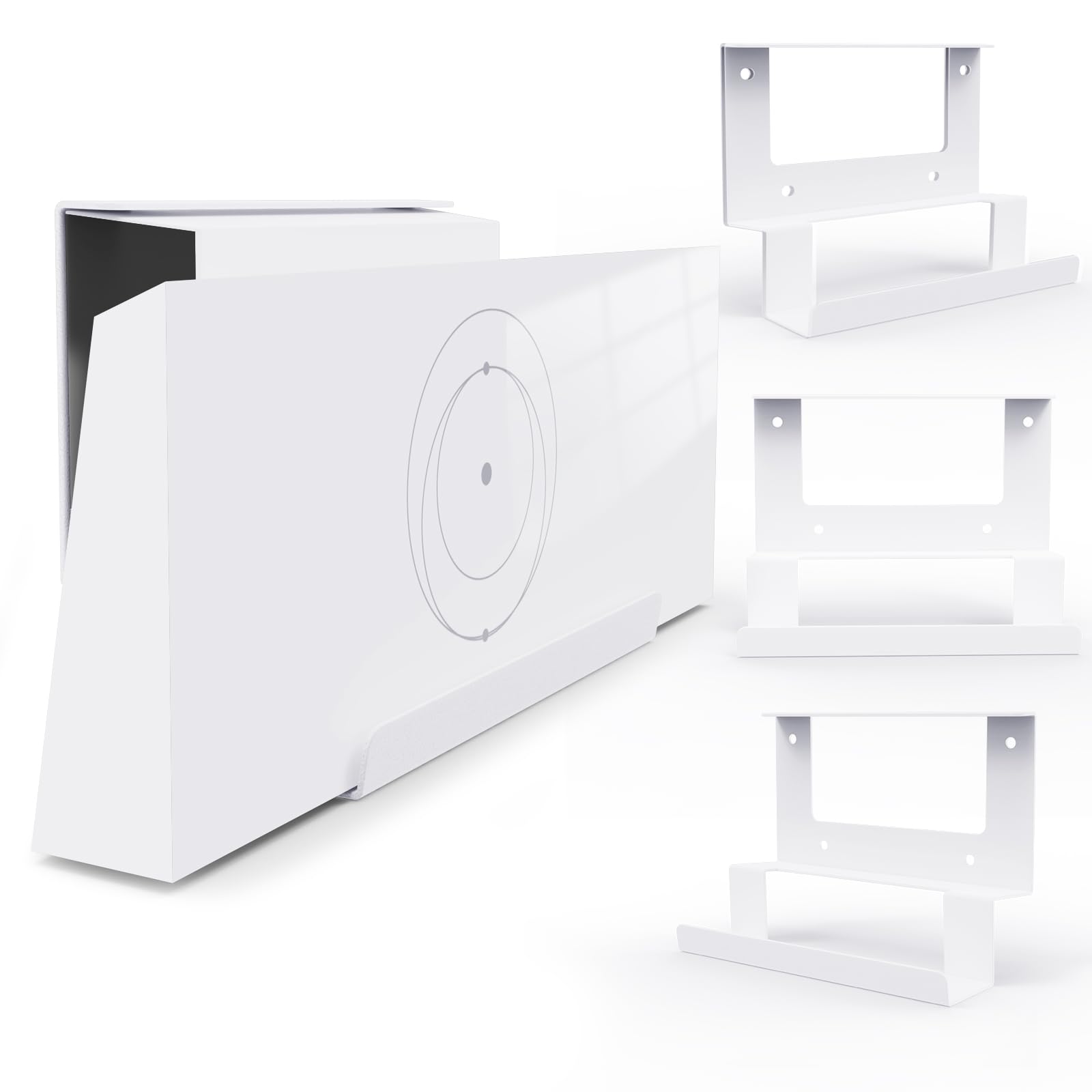 StarLink V3 power supply and router brackets holder by BACKUPMYFILESNOW for Starlink Gen 3 mesh router and power supply.