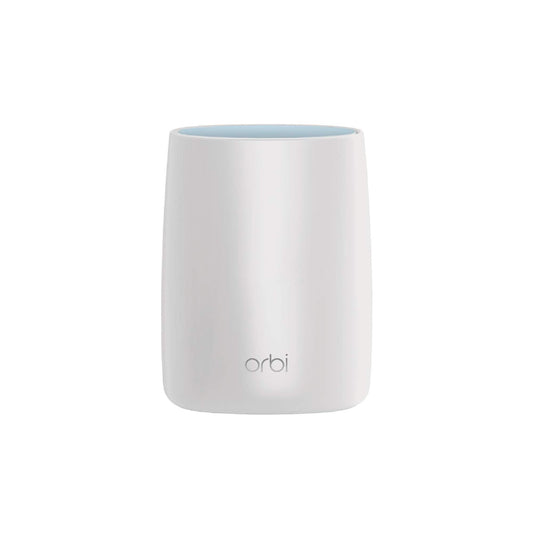 NETGEAR Orbi RBS50 satellite for home mesh WiFi, tri-band AC3000 with power adapter, renewed condition.