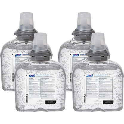 Purell 545604CT hand sanitizer refill for TFX dispenser, 1200ml, clear liquid, four-pack, by BACKUPMYFILESNOW.COM®