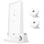 Starlink Gen2 router mount with cable wrap, wall bracket, and grommet, compatible with WiFi V2 mesh systems.