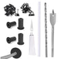 Starlink Cable Routing Kit by BACKUPMYFILESNOW® with 3/4 inch grommets, drill bits, and wall wire clips for cable pass-through.