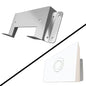 Stainless steel Starlink Gen 3 wall mount kit with DNShorix mount for Starlink router and satellite internet setup.