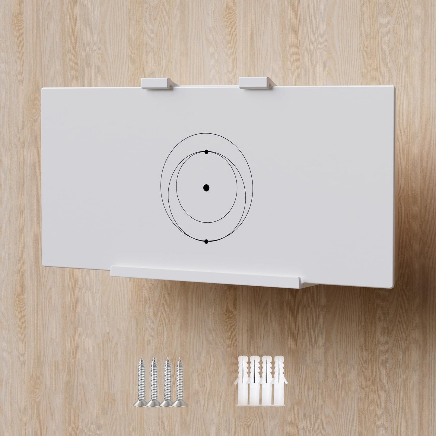 Starlink Gen 3 Mount and ABS satellite brackets for Starlink V3 mesh router, installed on a wall or desk.