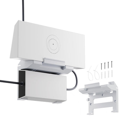 Starlink Gen 3 Router Mount 2-in-1 wall mount bracket for Starlink V3 router and power supply, by BACKUPMYFILESNOW.COM®.