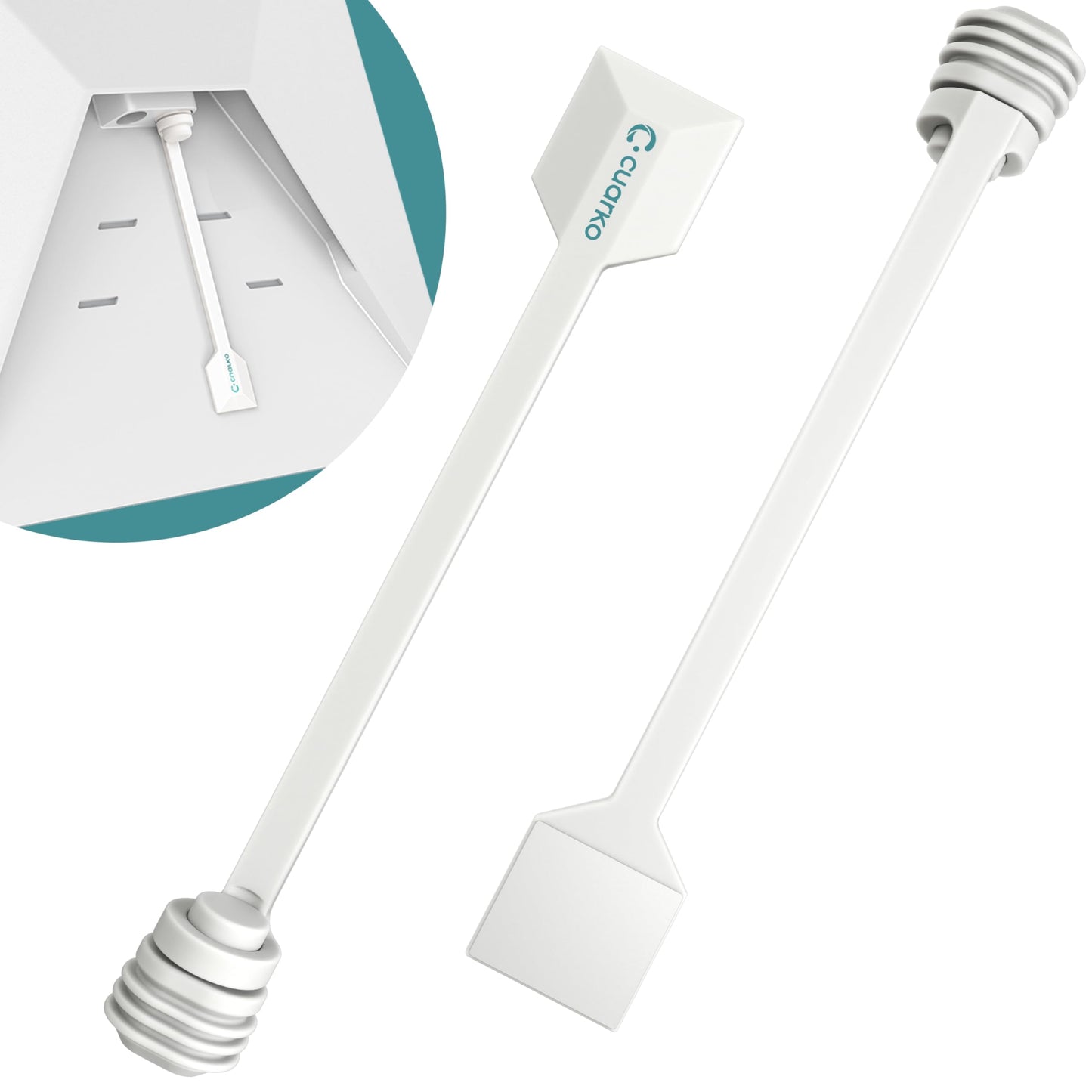 Starlink Mini waterproof plug with anti-loss design, white color, compatible with Starlink Mini, providing water protection and secure fit.