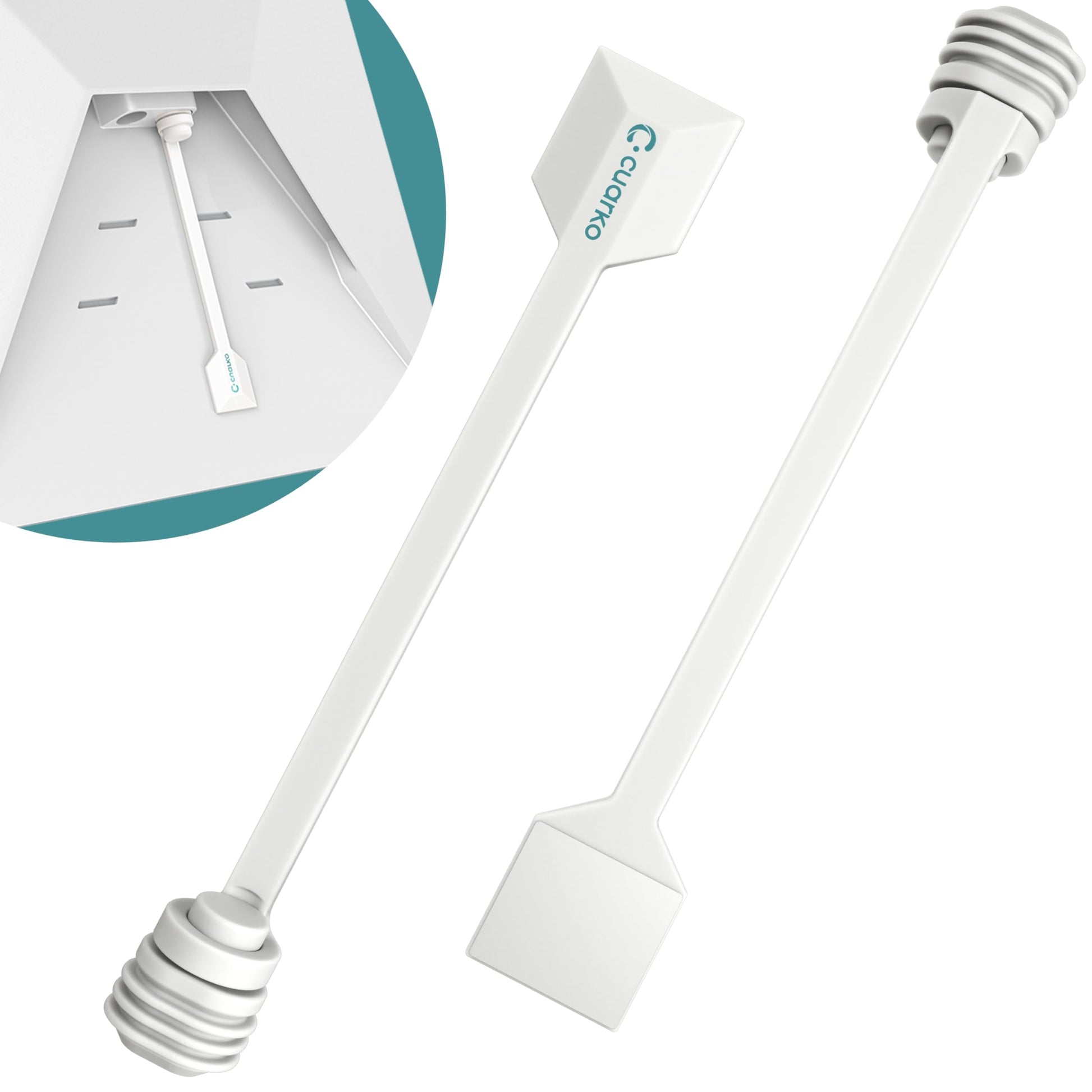 Starlink Mini waterproof plug with anti-loss design, white color, compatible with Starlink Mini, providing water protection and secure fit.