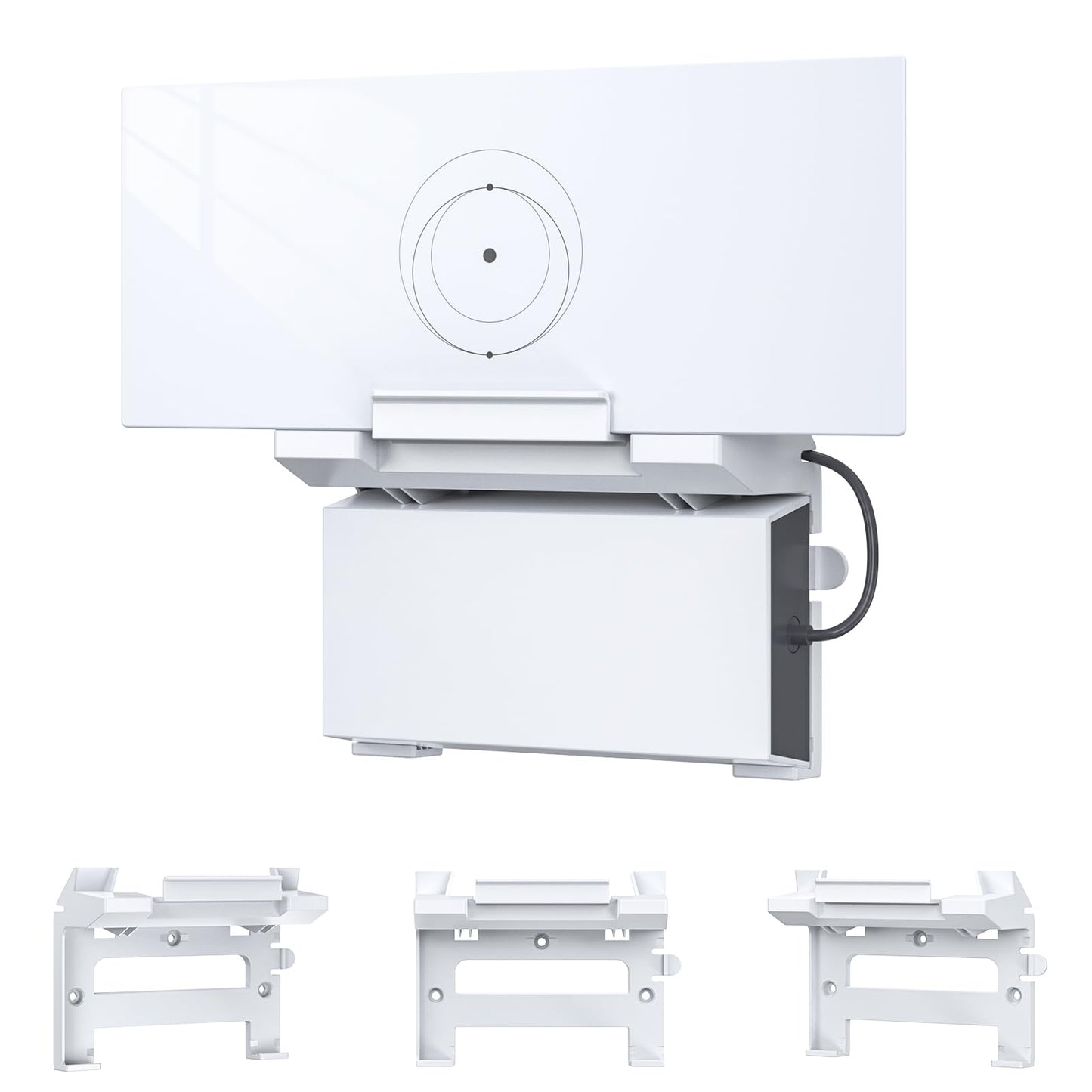 Starlink Router Wall Mount Kit for Gen 3 Mesh Router and Power Supply, compatible with Starlink V3 Dish accessories, for home or office.