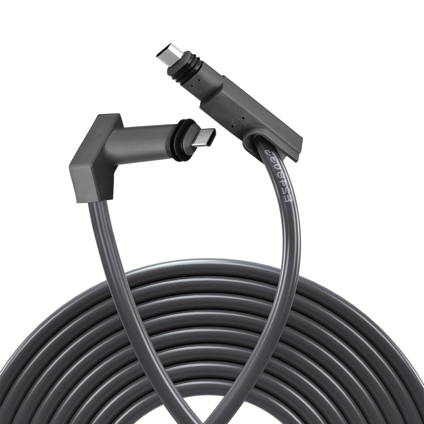 Tongmo 75FT grey Starlink cable for Rectangular Satellite V2, used as a replacement cable for Starlink routers.