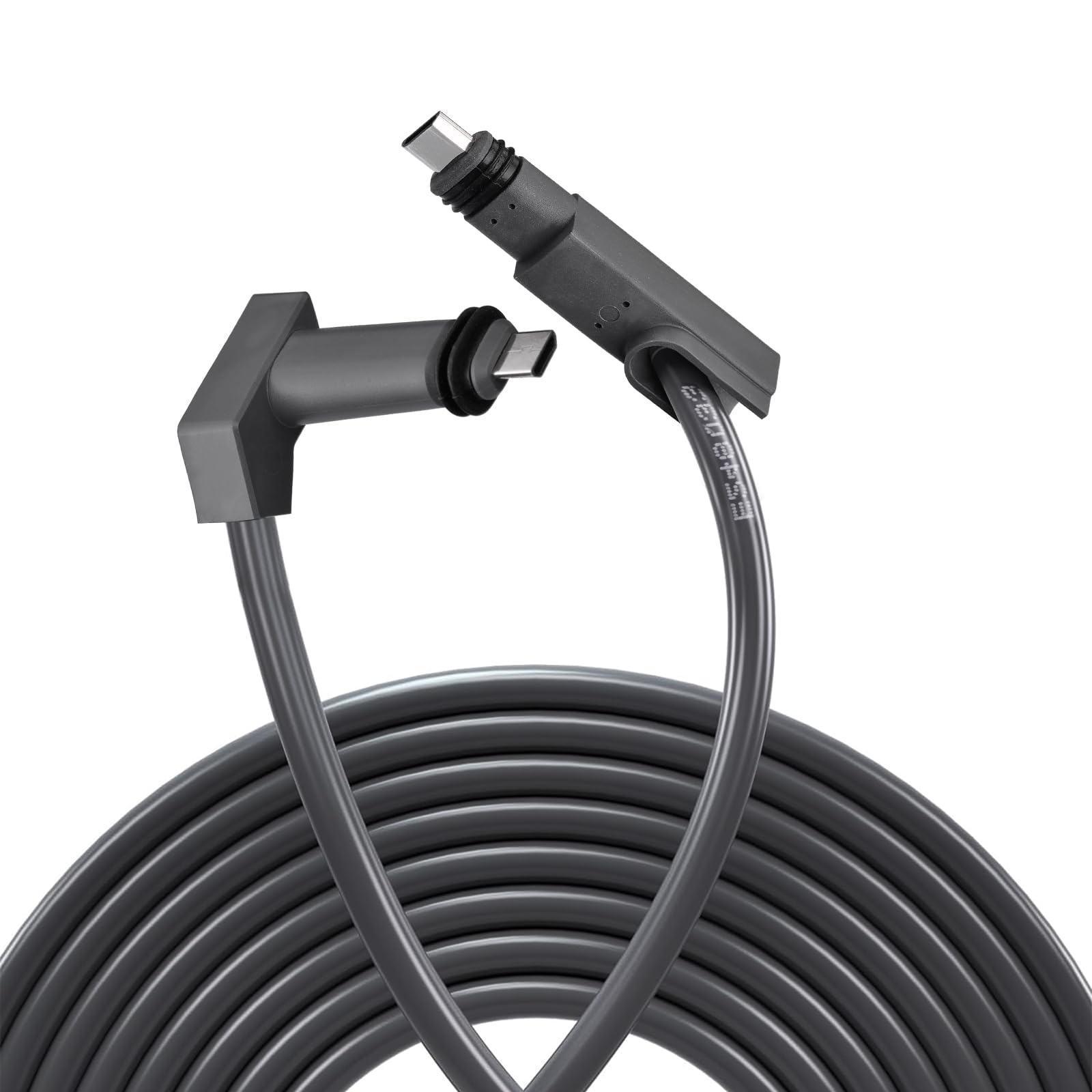 Tongmo 75FT grey Starlink cable for Rectangular Satellite V2, used as a replacement cable for Starlink routers.