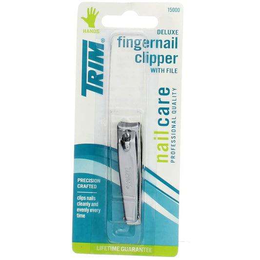 Deluxe Fingernail Clipper with File from BackupMyFilesNow.com, compact size and ergonomic design for precise nail trimming.