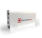 Zopec Explore Mini CPAP battery backup, compact and lightweight for camping and travel, with cables for ResMed AirMini and AirSense.