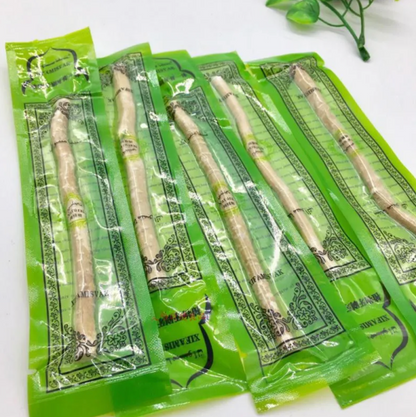 Natural Miswak tooth cleaning stick from BackupMyFilesNow.com, showing a traditional wooden dental tool for oral hygiene.