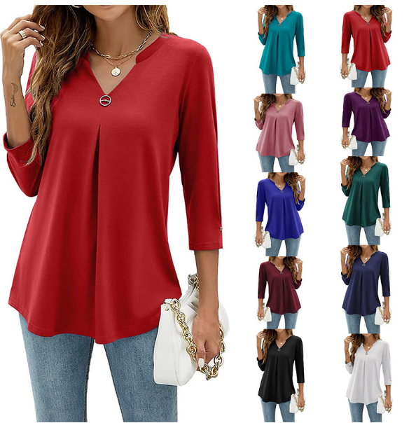 Purple women's long sleeve business shirt from BackupMyFilesNow.com, styled for professional wear, shown on a mannequin.