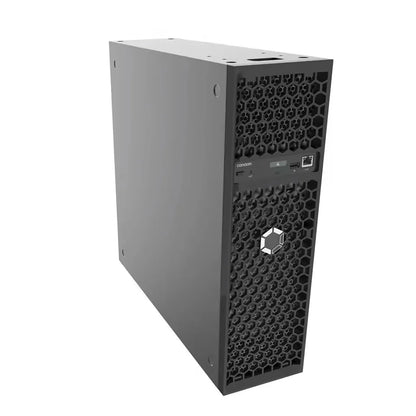 Avalon Q 90TH/s Bitcoin miner with PSU, low noise, 1674W power supply, supporting 110-220V for crypto mining.