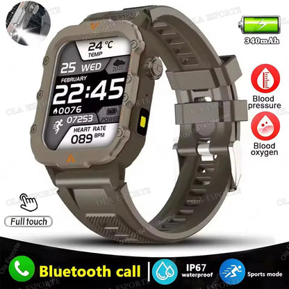 Black 2025 smartwatch for men and women with GPS, heart rate monitor, sleep tracking, waterproof design, compatible with iOS and Android