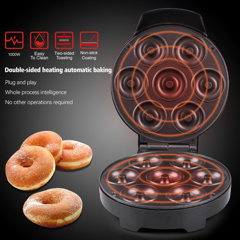 Multi-function breakfast machine with toaster, donut maker, and more from BackupMyFilesNow.com, designed for versatile breakfast prep.