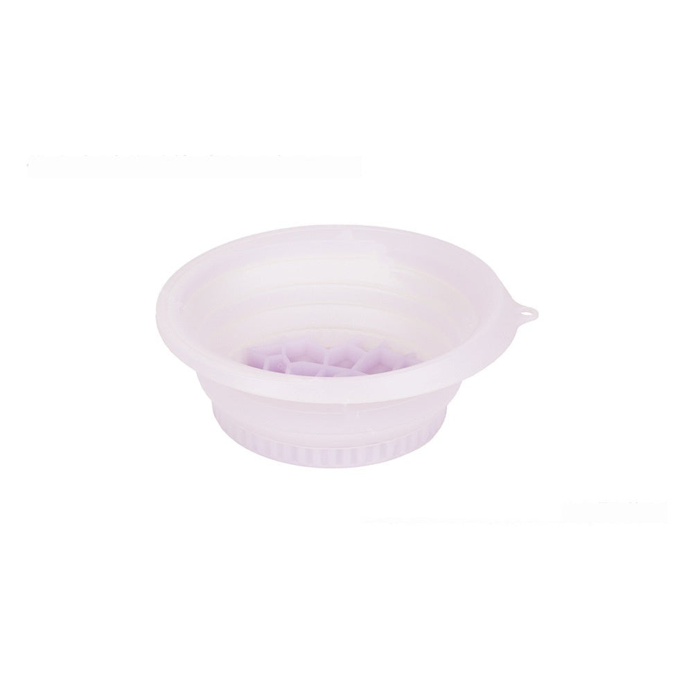 Green collapsible silicone ice basin from BackupMyFilesNow.com, 27x26x3.5cm, flexible and compact for cooling or storage.