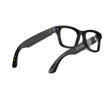 AI Camera Smart Glasses by BackupMyFilesNow.com featuring sleek sunglasses with integrated camera and smart technology.