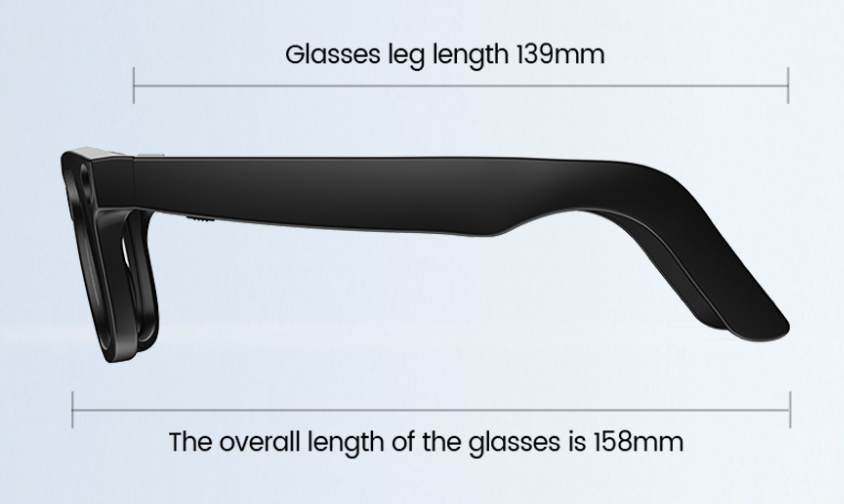 AI Camera Smart Glasses by BackupMyFilesNow.com featuring sleek sunglasses with built-in camera and smart technology.