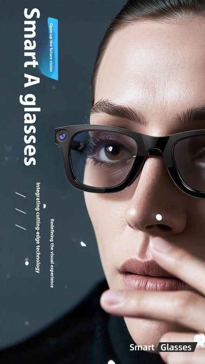 AI Camera Smart Glasses from BackupMyFilesNow.com with sleek sunglasses design and built-in camera for hands-free recording.