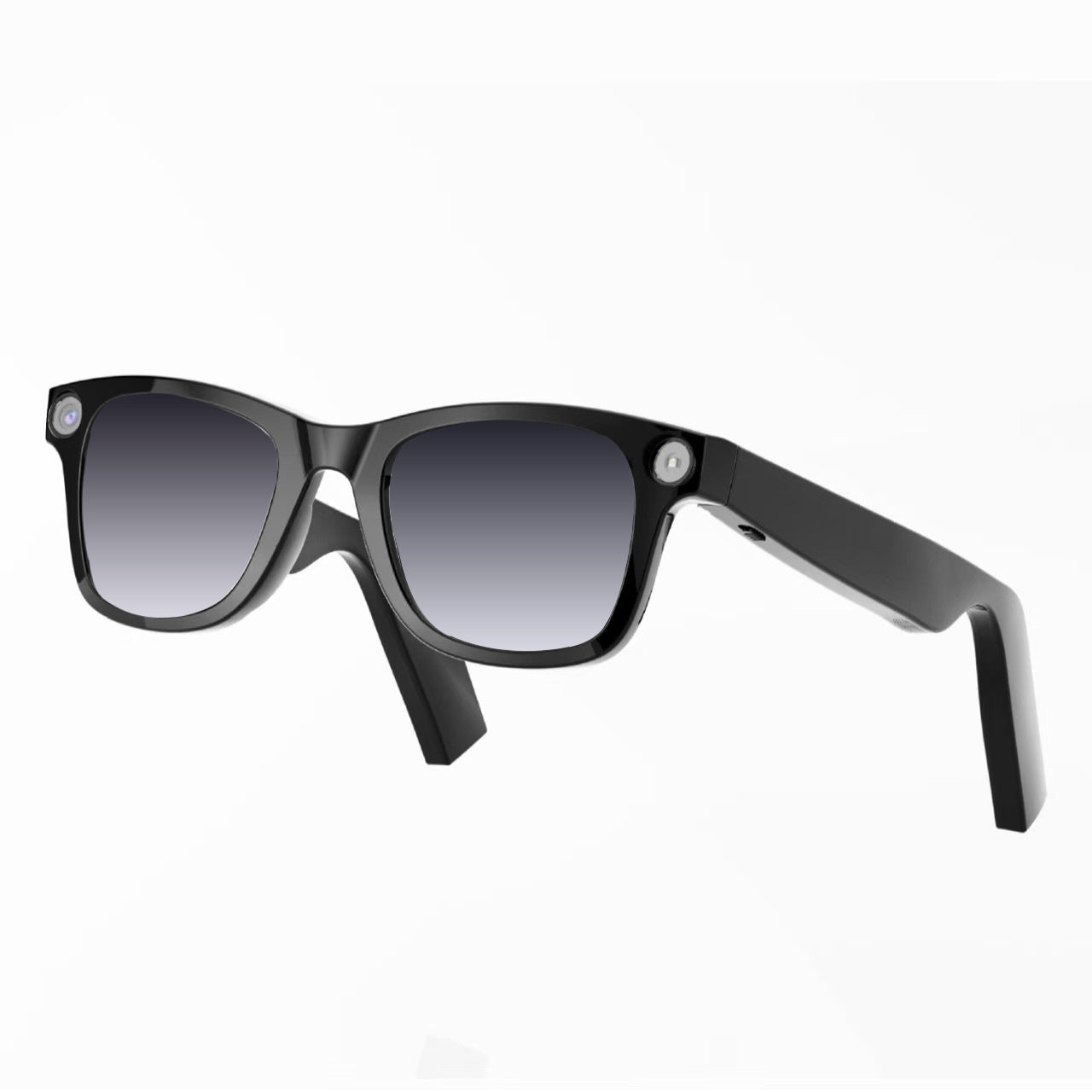 AI Camera Smart Glasses by BackupMyFilesNow.com with sleek sunglasses design and built-in camera for hands-free recording.