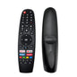 New BackupMyFilesNow.com remote control for SMART TECH Android Smart TV 24HA20T3 65QA20V3, featuring buttons and sleek design