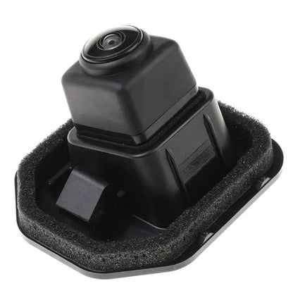 Backup rear view camera for Nissan X-Trail 2013-2017, reversing park assist camera, black lens with mounting bracket.