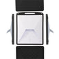 Black silicone protective cover case for Starlink Mini antenna, designed to safeguard accessories from BACKUPMYFILESNOW.COM®.