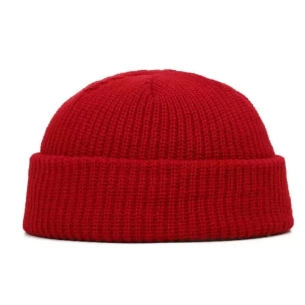 Grey unisex winter beanie hat with knit design, casual elastic fit, suitable for women, men, boys, and girls, in solid color.