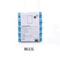 Five purple durable disposable trash pouches, 45x50cm household garbage bags, thick and breakpointed for cleaning waste.