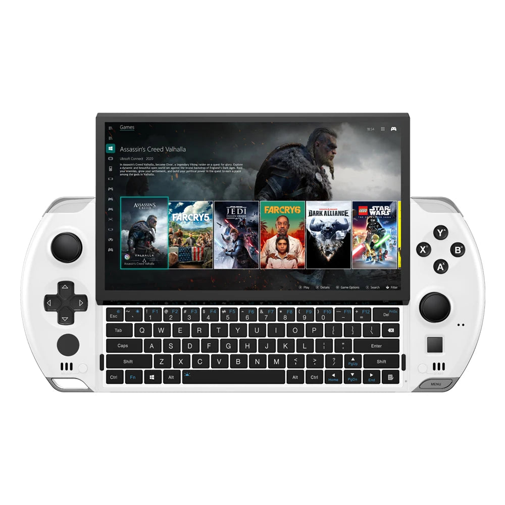 GPD 2025 WIN 4 handheld gaming mini PC with 32GB RAM, 1TB/2TB hard drive, AMD 8840U HX370 processor, touchscreen display