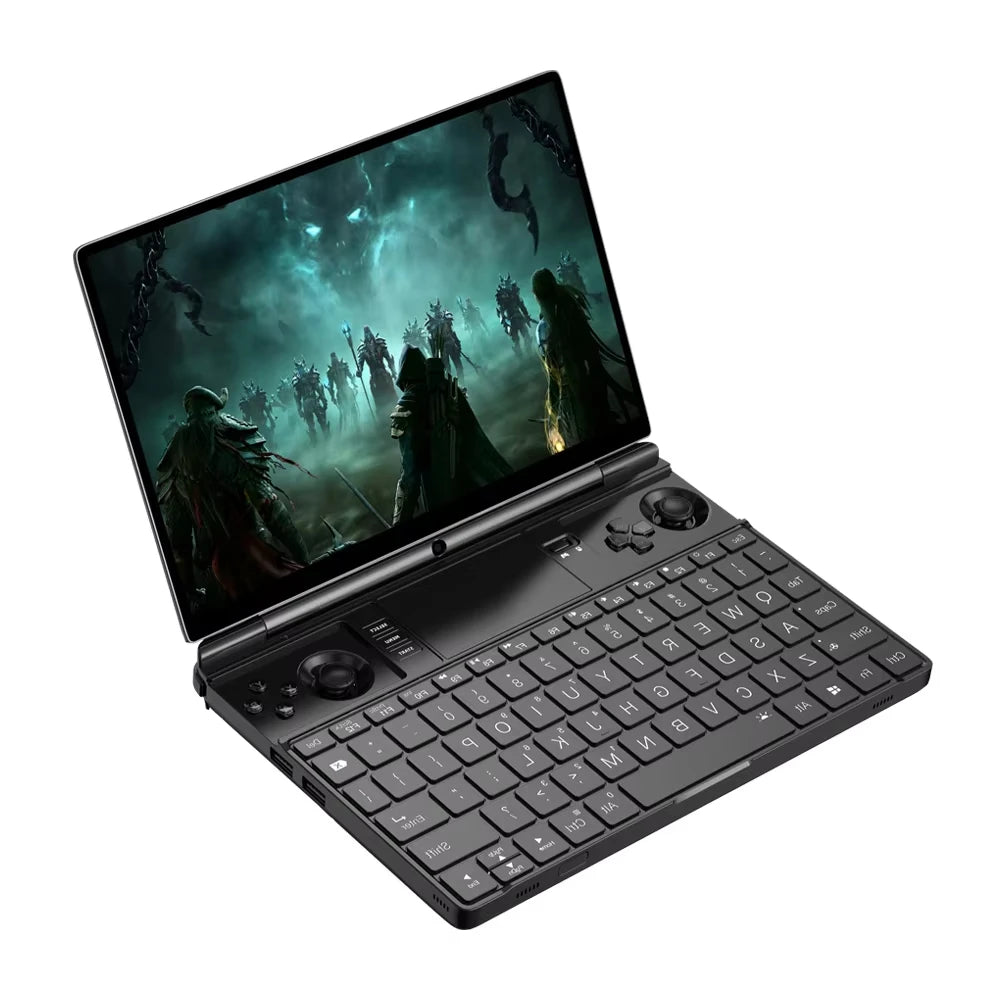 GPD WIN Max 2 2025 gaming laptop with 10.1-inch display, AMD AI-9 HX, 64GB RAM, 2TB NVMe SSD, Windows 11, portable design