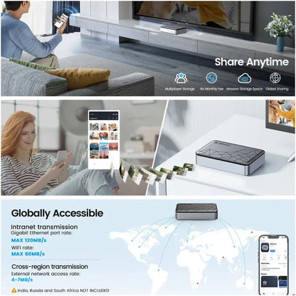 Orico 3.5-inch SATA hard drive enclosure by BackupMyFilesNow.com, USB-C external case for NAS network storage and personal cloud server.