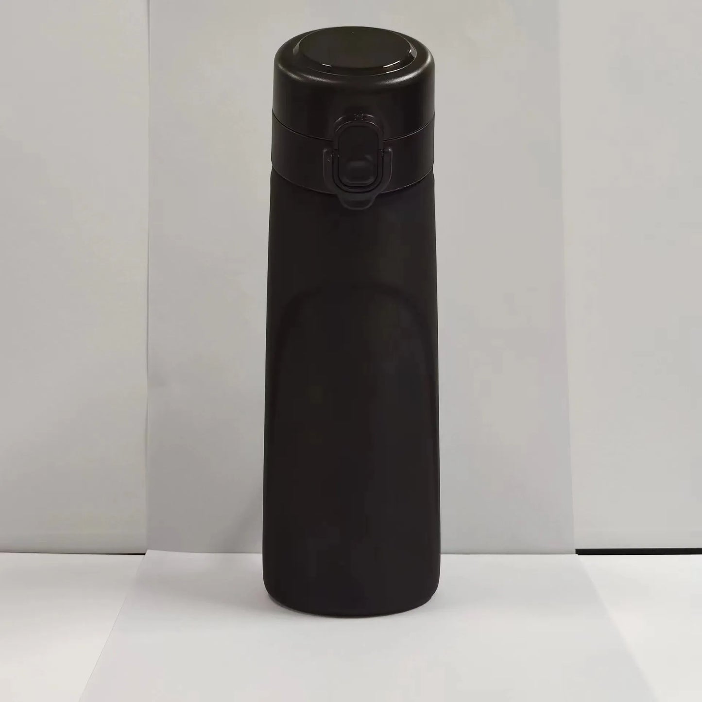 Orange Creative Tumbler by BACKUPMYFILESNOW.COM® with a sleek design and sturdy handle for hot and cold beverages.