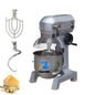 High-efficiency 340W spiral flour dough mixer for bakery use, featuring heavy-duty stainless steel mixing bowl and control panel.