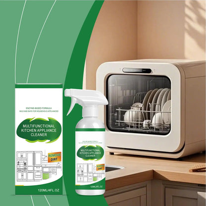 BackupMyFilesNow® Appliance Cleaner 120ml heavy-duty degreaser spray for kitchen grease removal on oven, stove, microwave, sink, and countertops.
