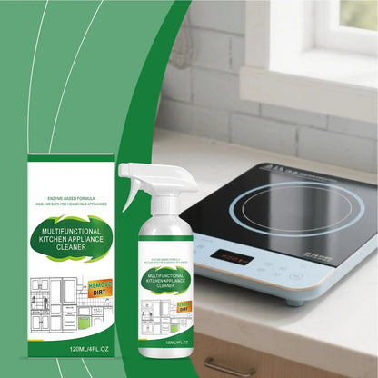 BackupMyFilesNow.com heavy-duty 120ml appliance cleaner spray for kitchen grease, oven, stove, microwave, sink, and countertops.