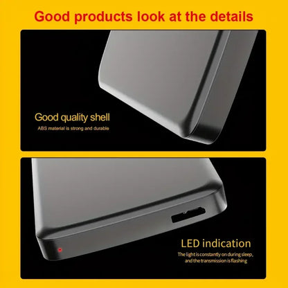Kodak Portable External Hard Drive P150 in black, 500GB or 1TB USB 3.0 storage device for secure data backup and transfer.