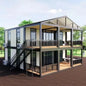 Modular container house by BACKUPMYFILESNOW.COM® featuring 20ft and 40ft expandable prefab tiny home for camping and resort use.